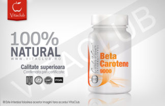Beta Caroten de la Calivita iti ofera doza zilnica de vitamina A