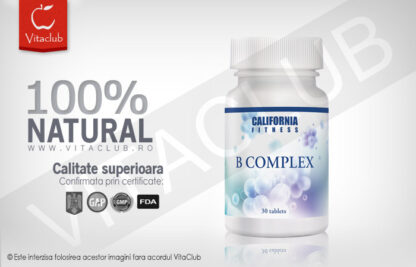 Flacon 30 tablete complex de vitamina B